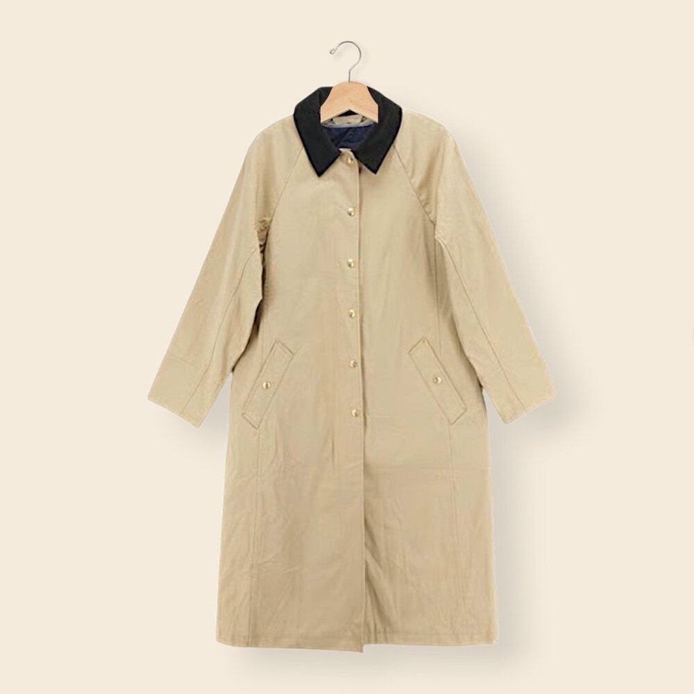 NWOT J Crew Long Barn Jacket in Waxed Cotton Twill Size XS Petite